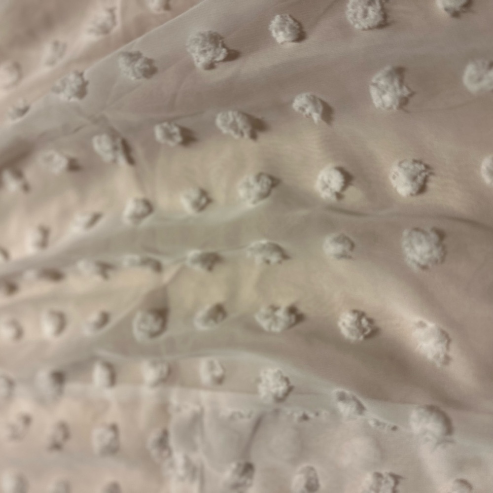 MIHOL Cream Pom-Pom Dress w/ Pockets – Size M - Picture 5 of 7